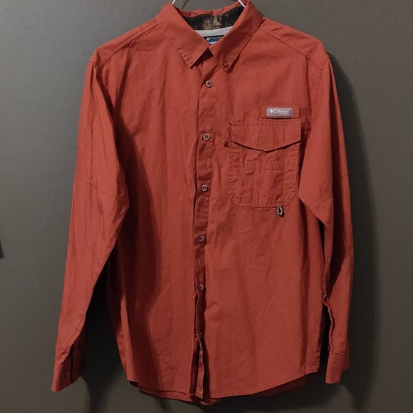 Columbia PHG Performance Hunting Gear Long Sleeve Shirt SIZE MEDIUM - Picture 2 of 6